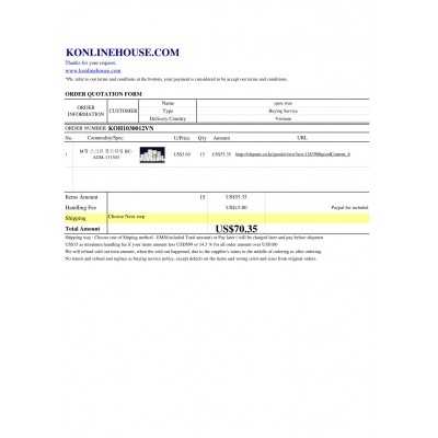 BUYING SERVICE