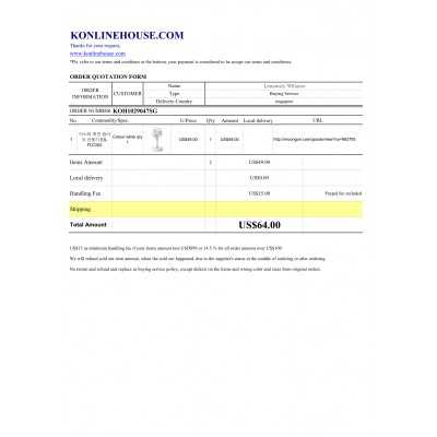 BUYING SERVICE