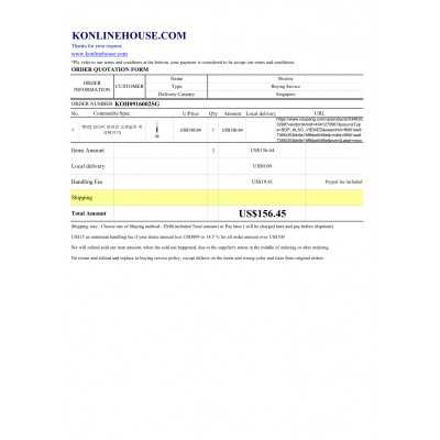 BUYING SERVICE