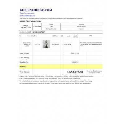 BUYING SERVICE